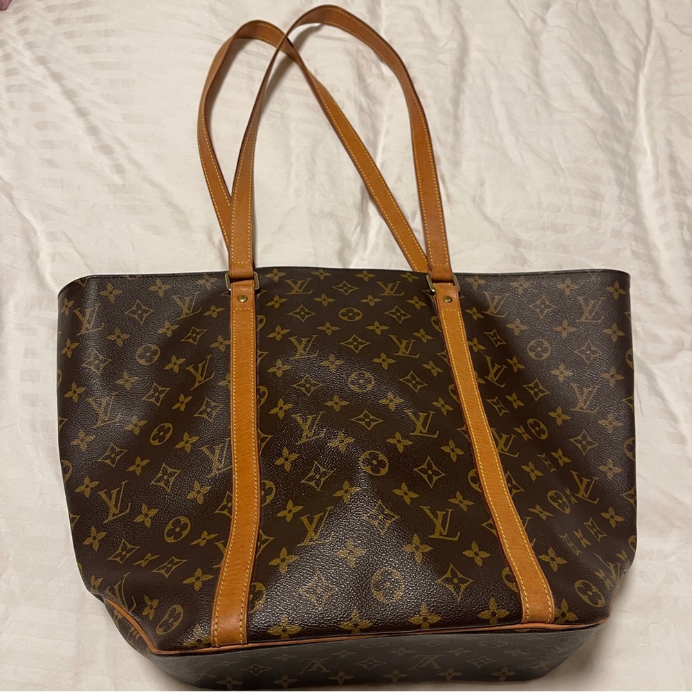 LOUIS VUITTON Monogram Sac Shopping Tote Bag - Picture 3 of 13